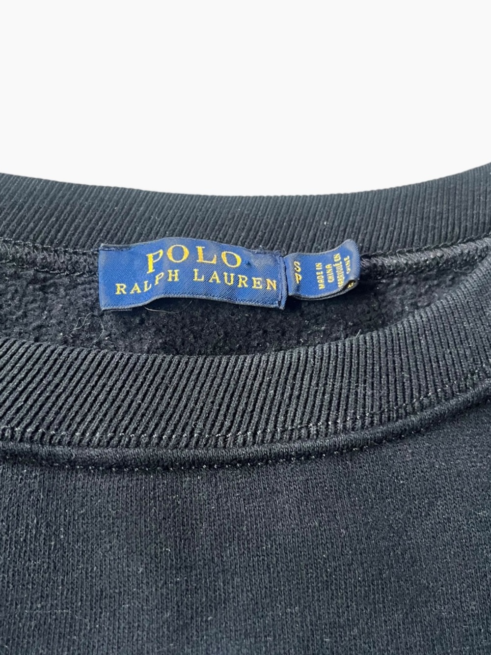Polo by Ralph Lauren Black Crewneck with White Logo - Picture 2 of 4